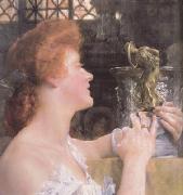 Alma-Tadema, Sir Lawrence The Golden Hour (mk23) china oil painting reproduction